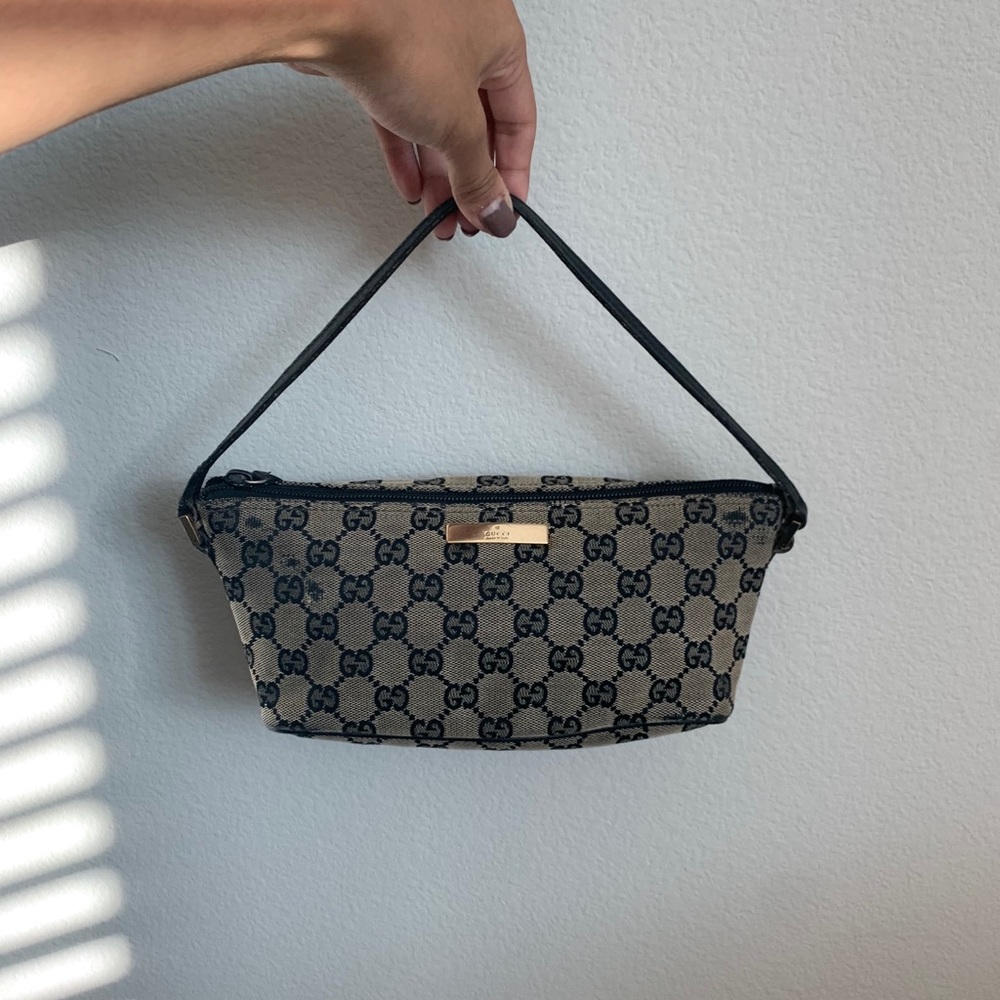 —SOLD Gucci Monogram GG Canvas Small Pochette